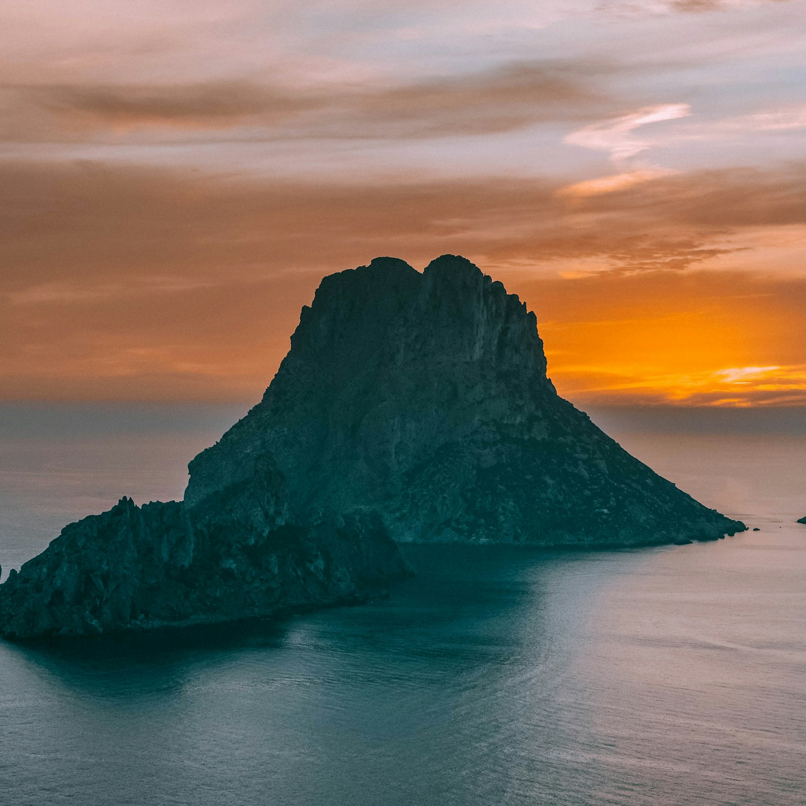 Es Vedrà al atardecer, Ibiza